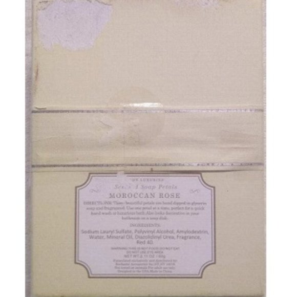 Moroccan Rose Scented Soap Petals - 20 Pieces & Tulip/Shells Soap in Teal Color - Picture 3 of 6